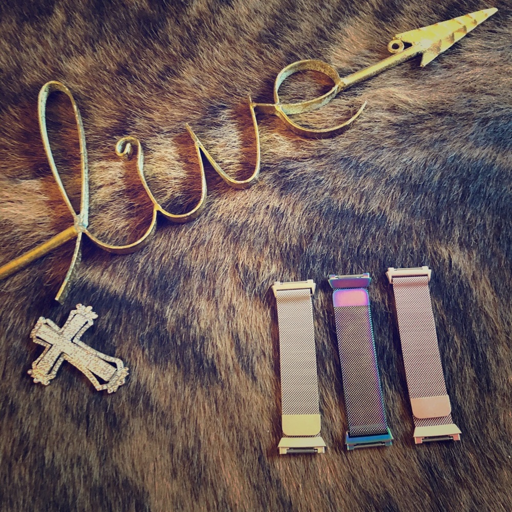 . . .Fit Bit Ionic metal magnetic bands. . .